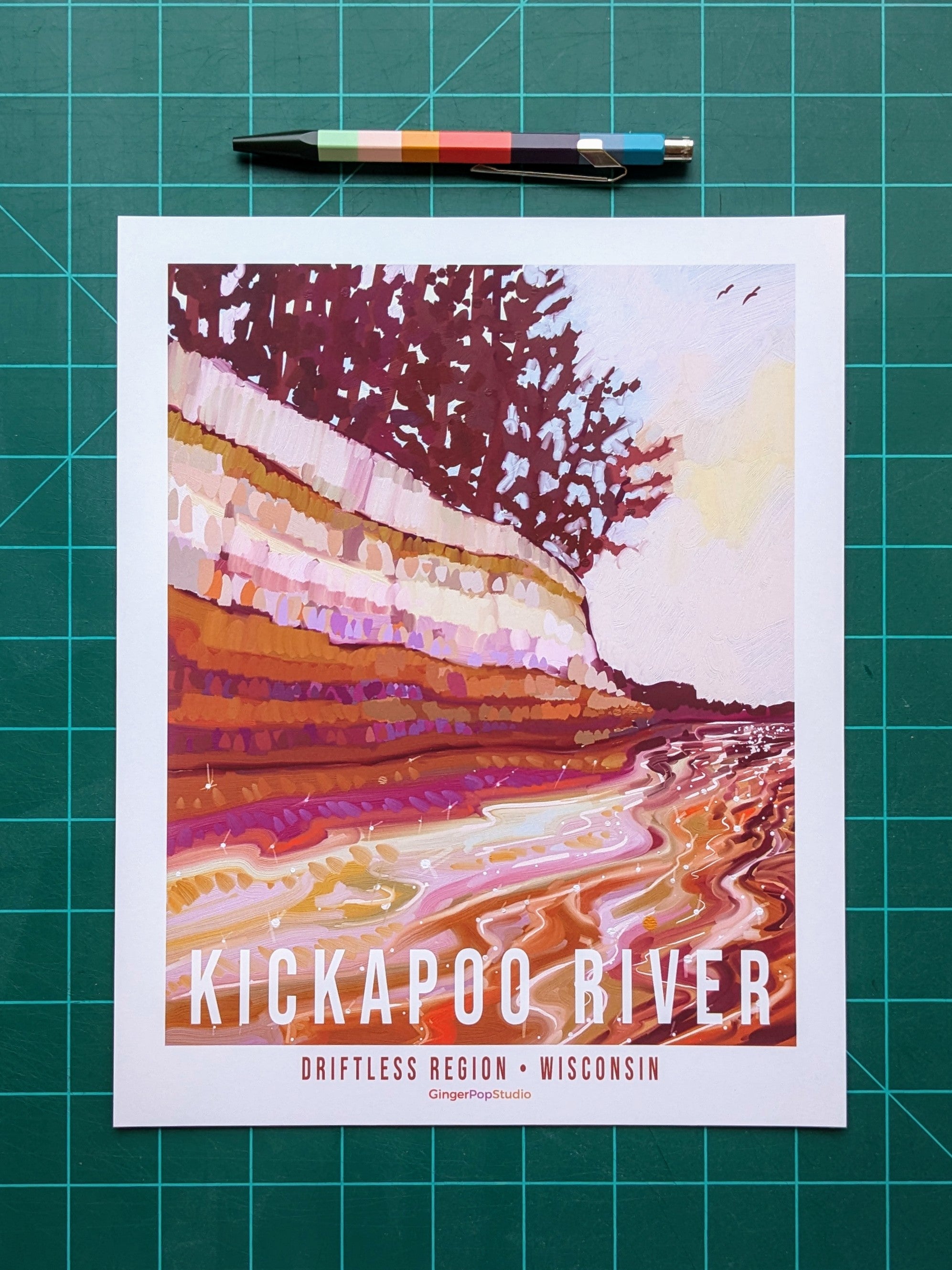 Kickapoo River Print | Driftless Region, WI