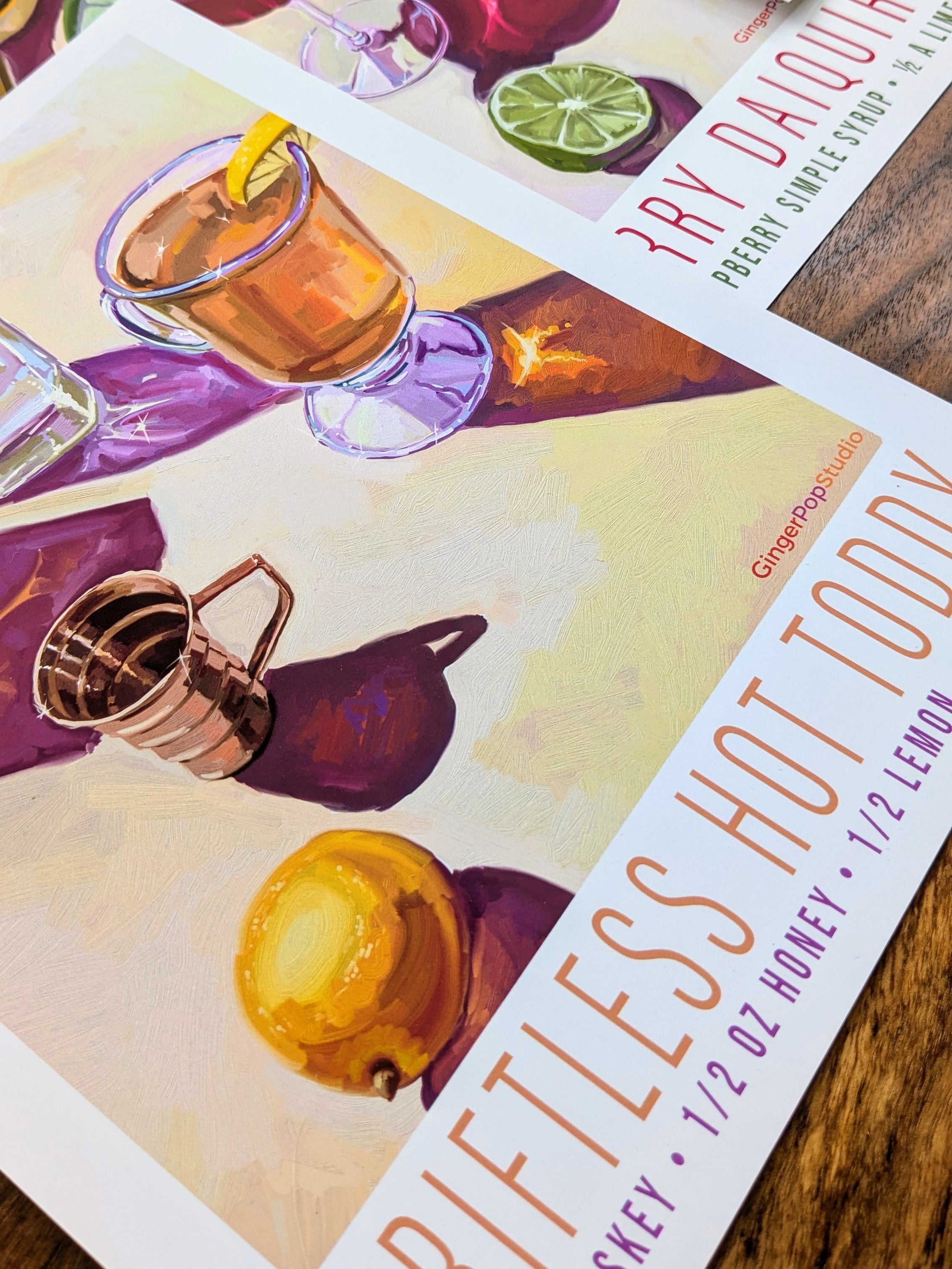Hot Toddy Cocktail Art Print
