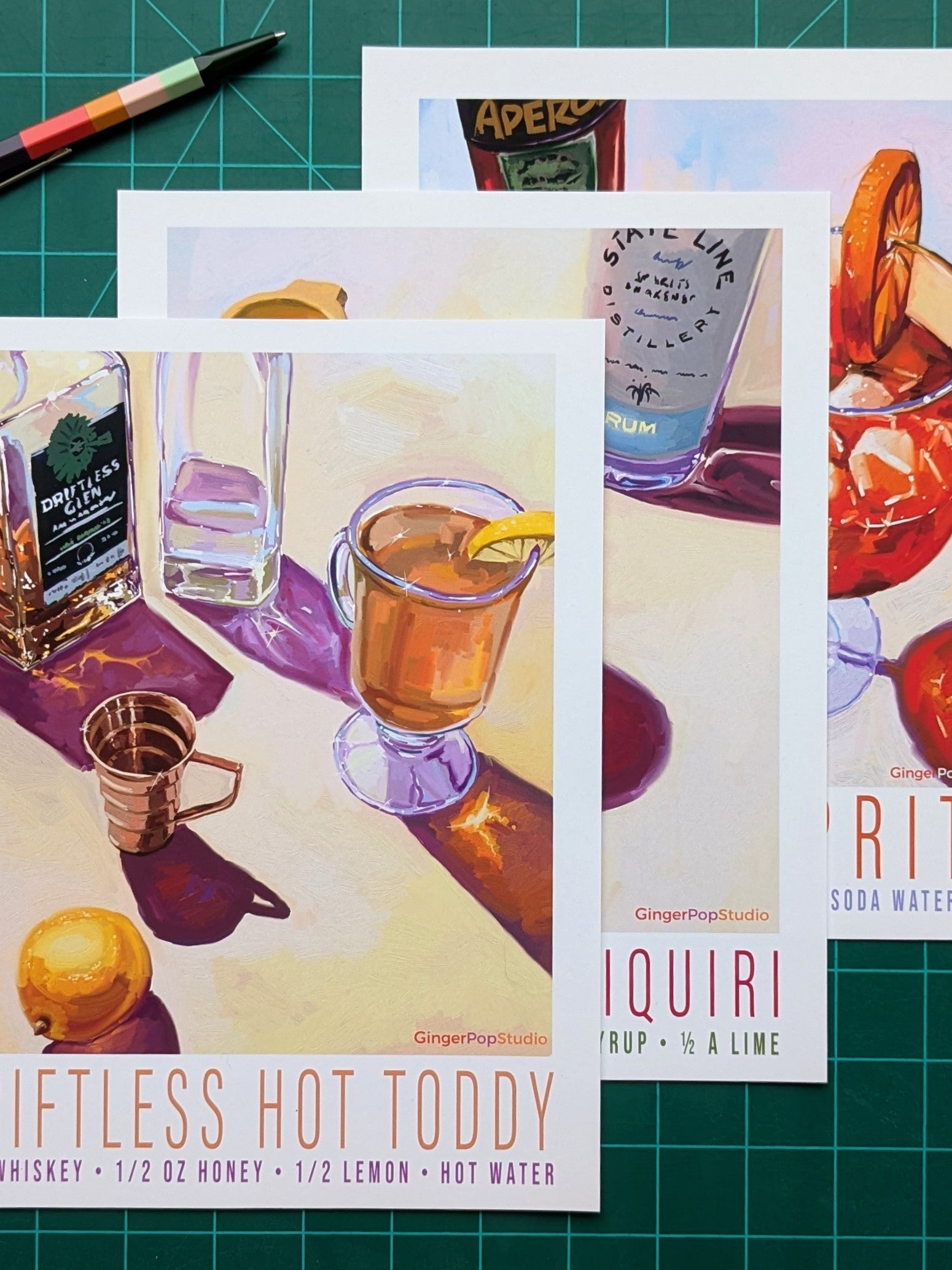 Hot Toddy Cocktail Art Print