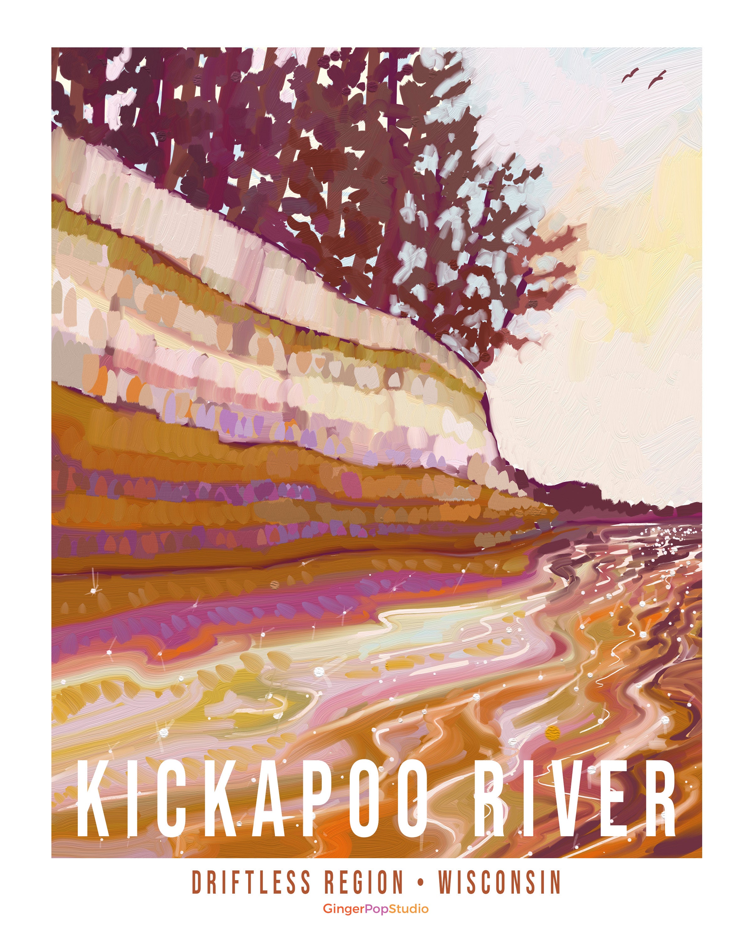 Kickapoo River Print | Driftless Region, WI