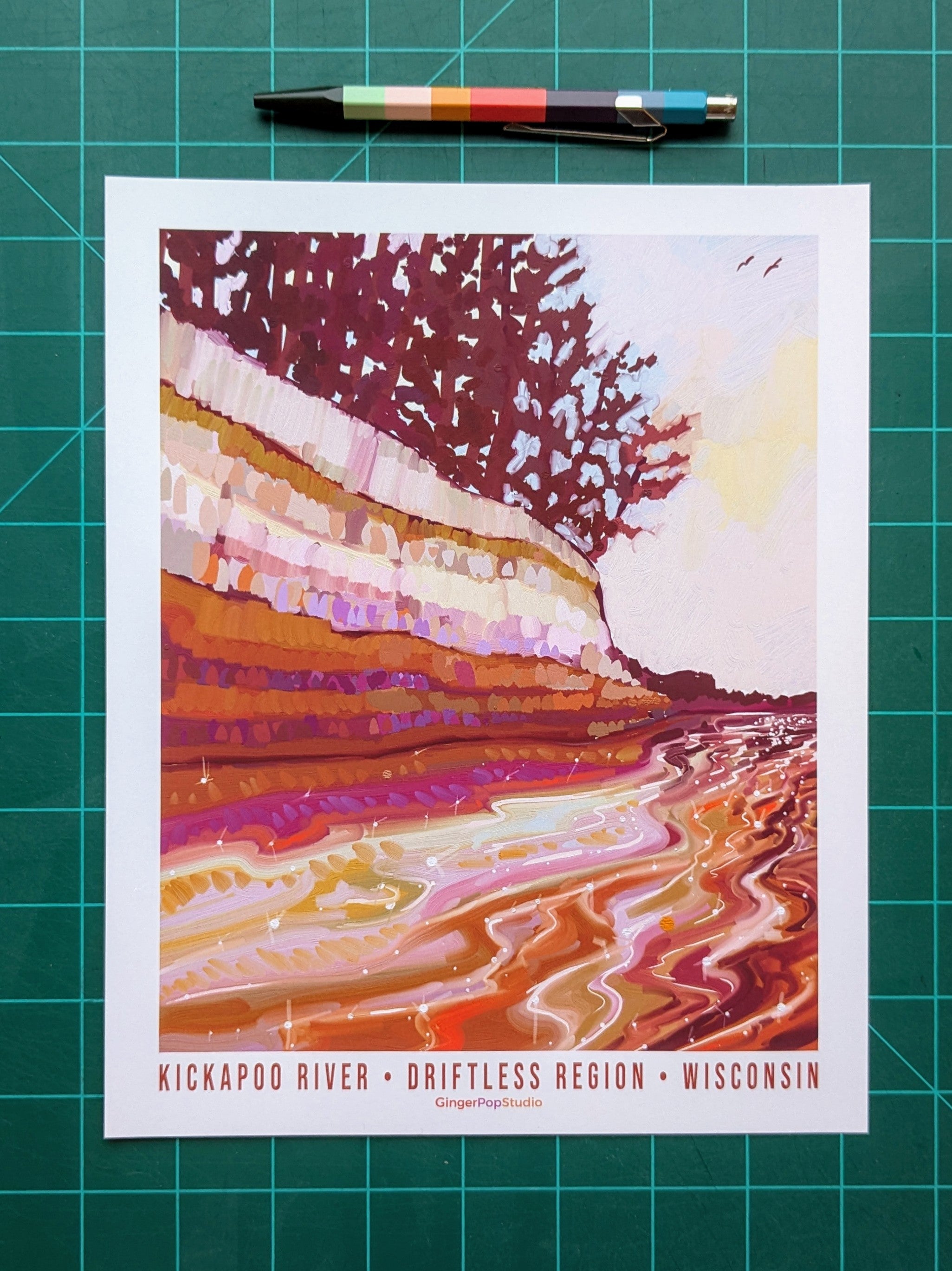 Kickapoo River Print | Driftless Region, WI