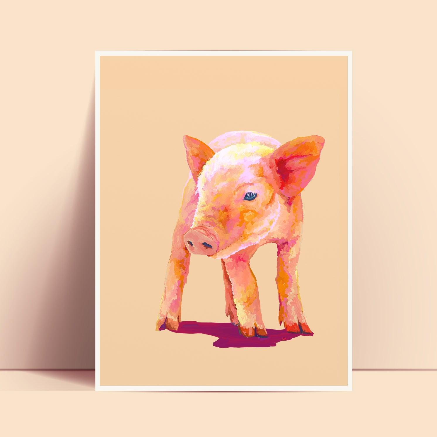 Jill the Piglet - GingerPopStudio