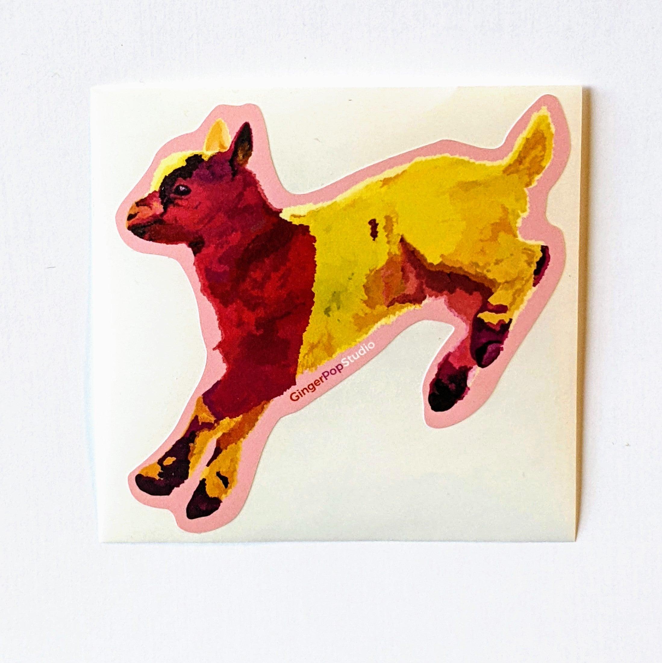 Happy Kid Sticker - GingerPopStudio
