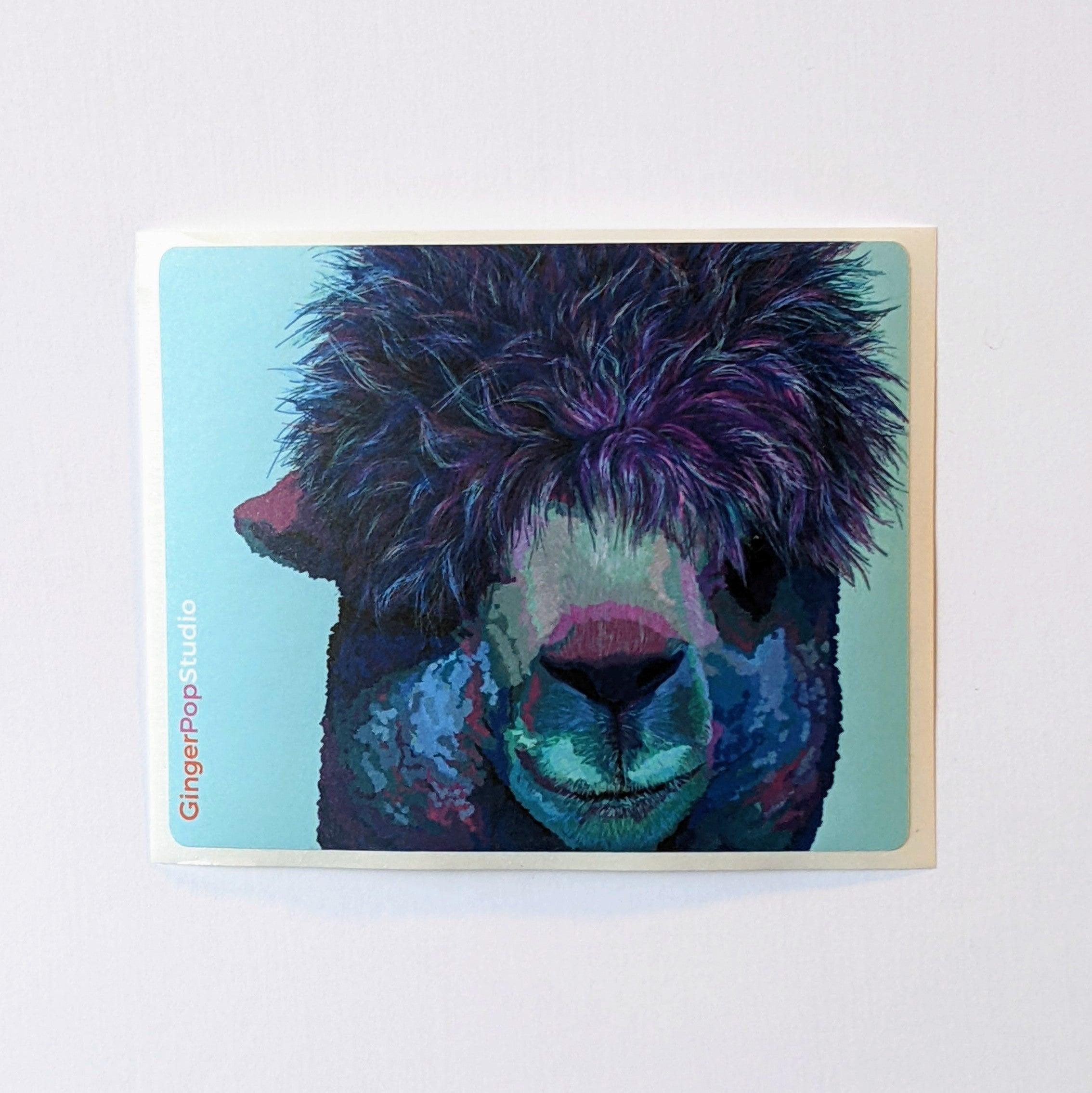 Llama Sticker - GingerPopStudio