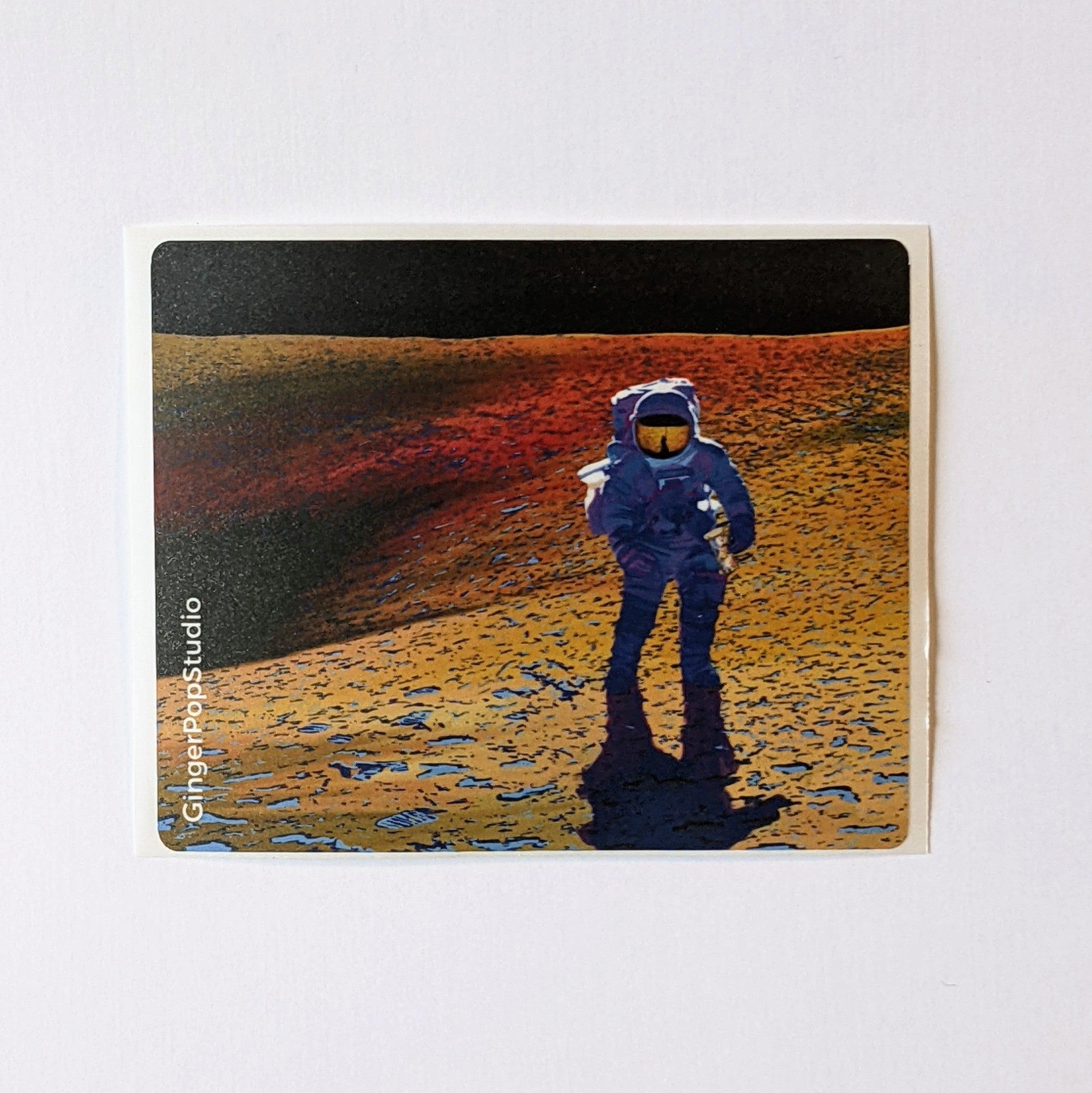 Spacetime Sticker - GingerPopStudio