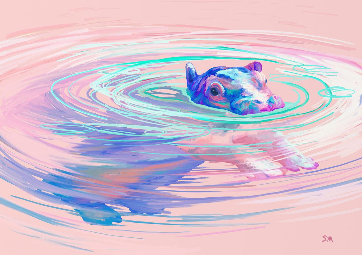Poppy in the Bath - GingerPopStudio