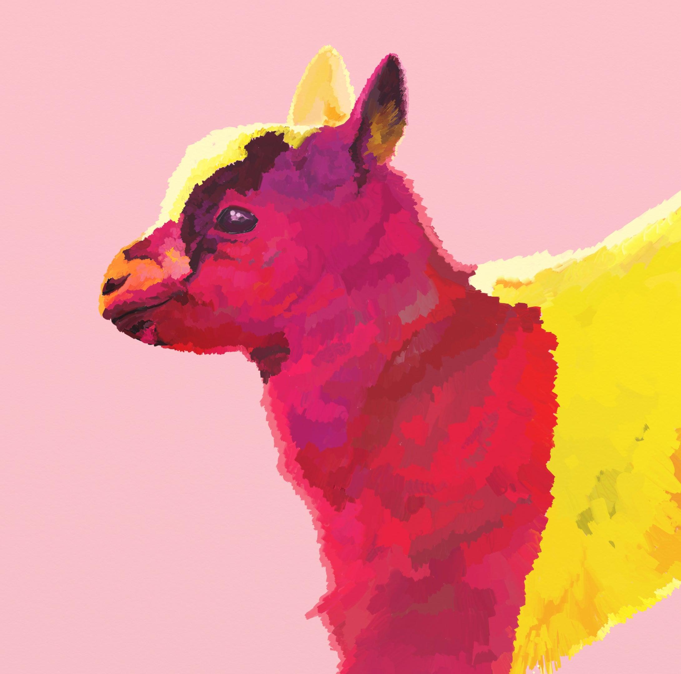 Happy Kid Goat #1 - GingerPopStudio
