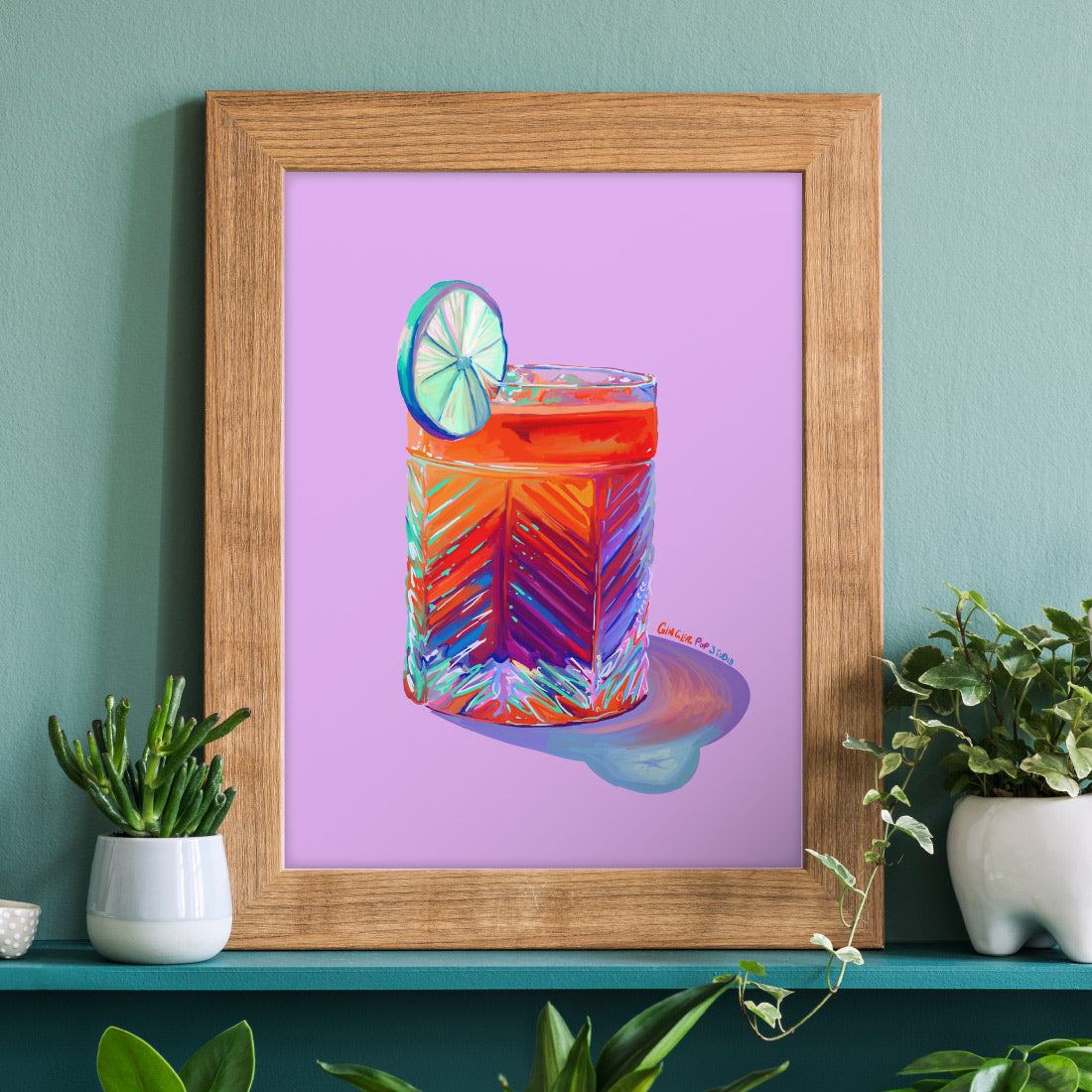 Macho Man Cocktail Art
