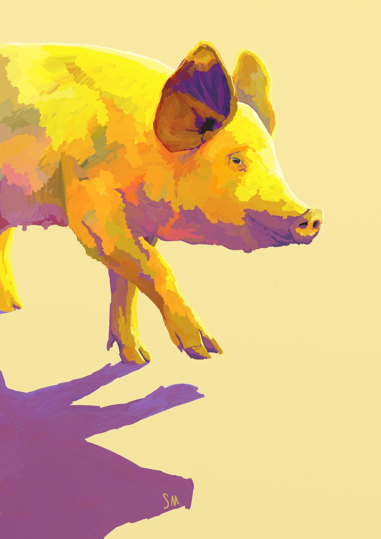 Peter the Pig - GingerPopStudio