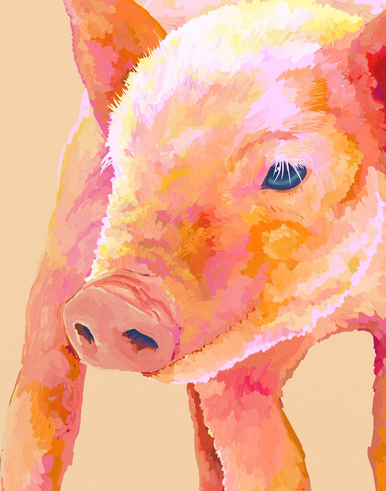 Jill the Piglet - GingerPopStudio