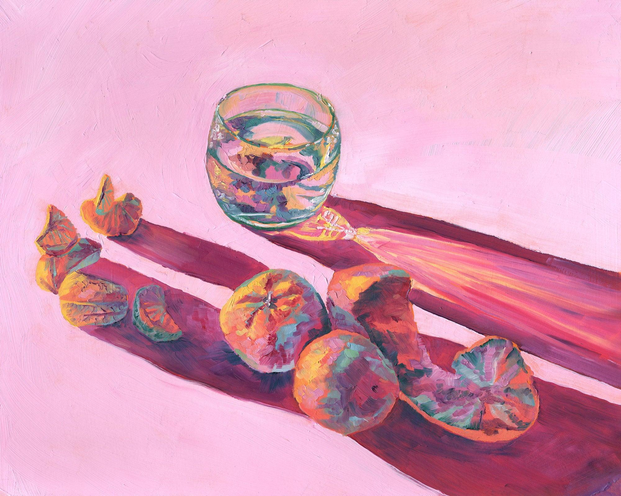 Original - Wine Glass Tea #4 - GingerPopStudio