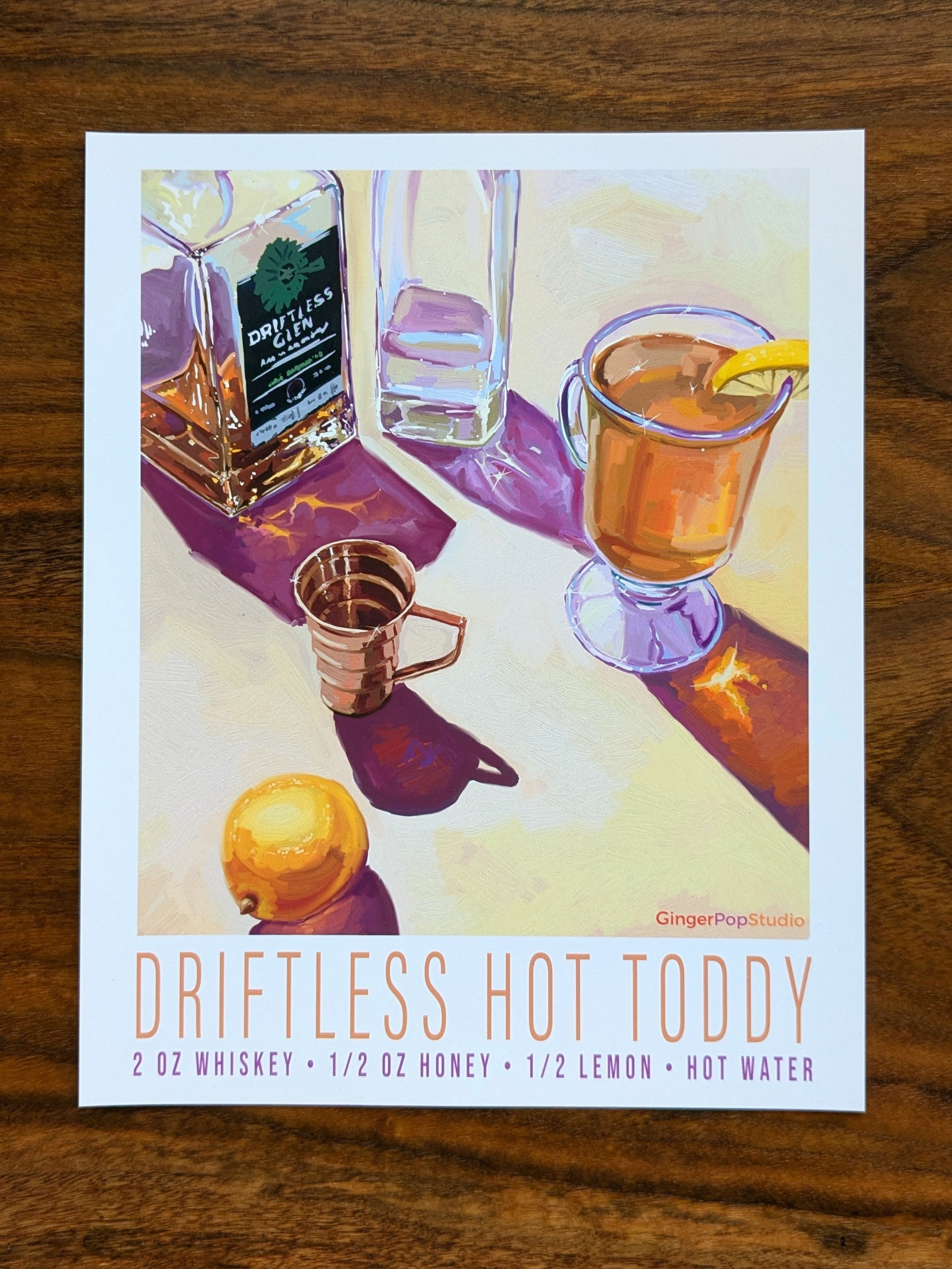 Hot Toddy Cocktail Art Print