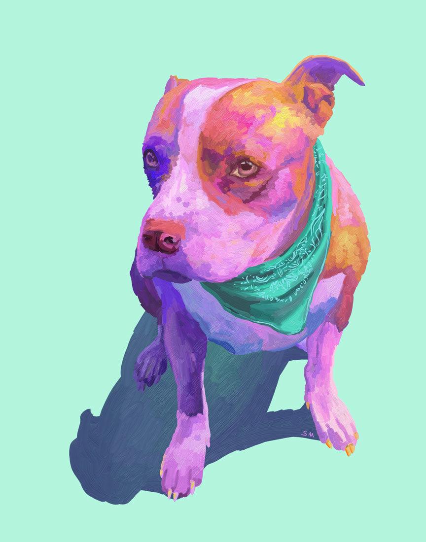 Custom Pet Portrait - GingerPopStudio