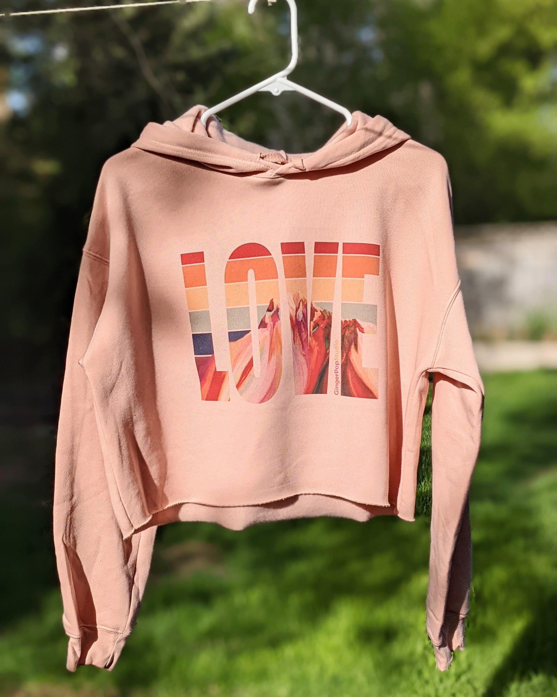 LOVE is LOVE - Cropped sweatshirt - GingerPopStudio