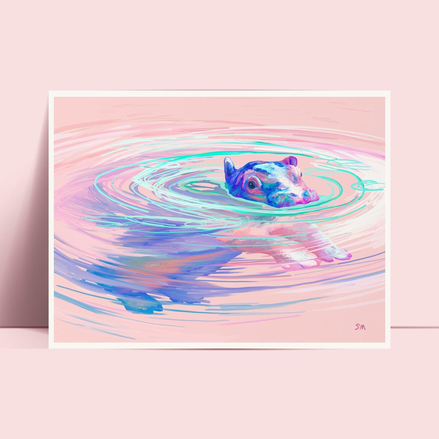 Poppy in the Bath - GingerPopStudio